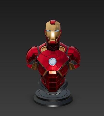 iron man bust
