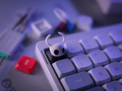 Hollow Knight and Hornet keycaps