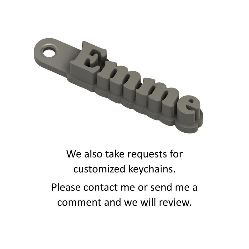 Emme Keychain / Keyring