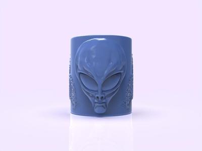 alien pencil holder