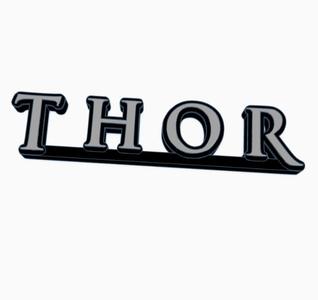 THOR Logo Display by MANIACMANCAVE3D