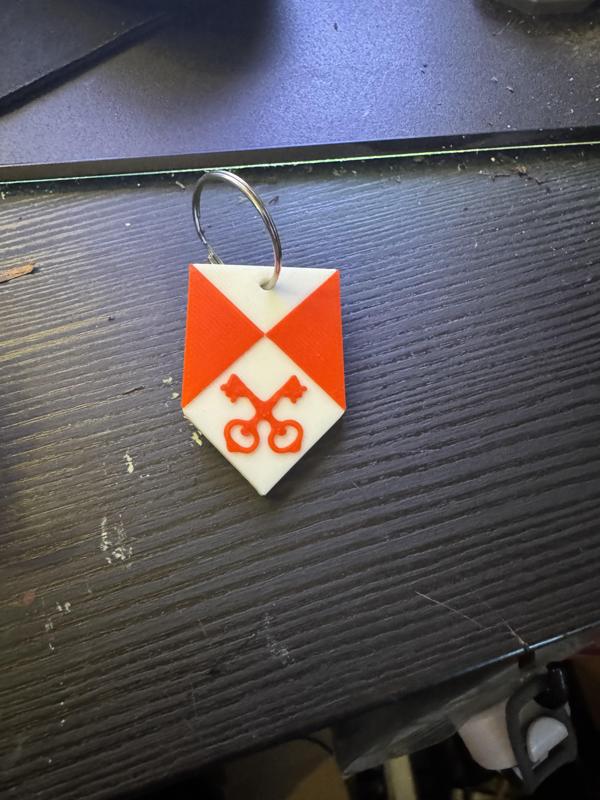 Leiden monument keychain