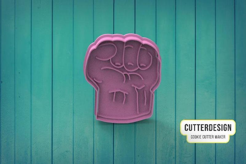 Hulk Fist Avengers Hulk Fist Cookie Cutter