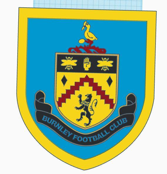 Burnley FC 29cm Plaque