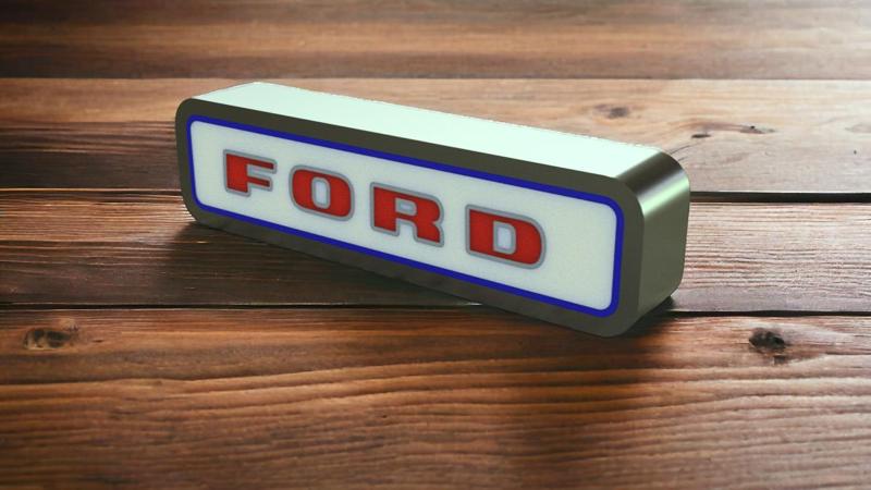 Ford Tractor logo Lightbox