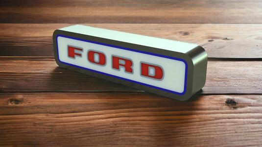 Ford Tractor logo Lightbox