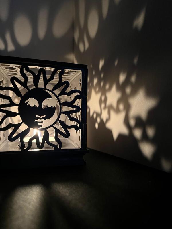 Sun, Moon and Stars Candle Holders