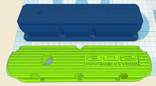 1/25th scale Valve covers