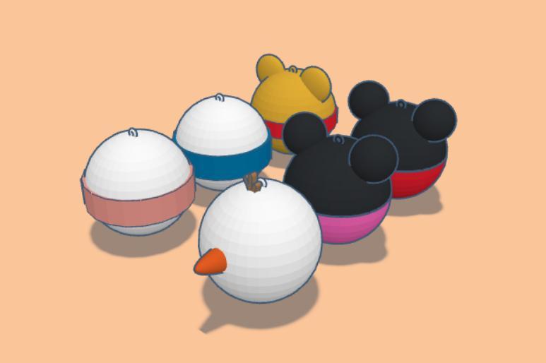 Disney christmas ornament