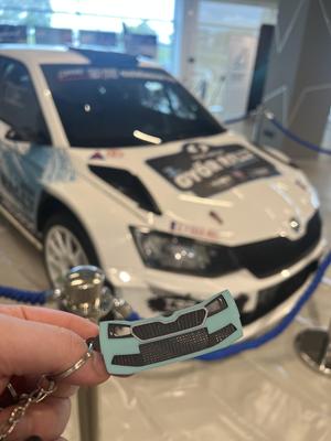 Skoda Fabia R5 Evo keychain