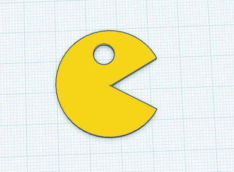 pac man key ring