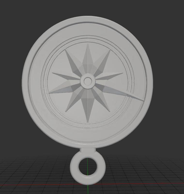 Compass Like Keychain