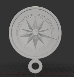 Compass Like Keychain