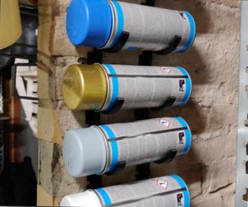 Wall Aerosol Can Holder Wall Aerosol Can Organizer Tool Board