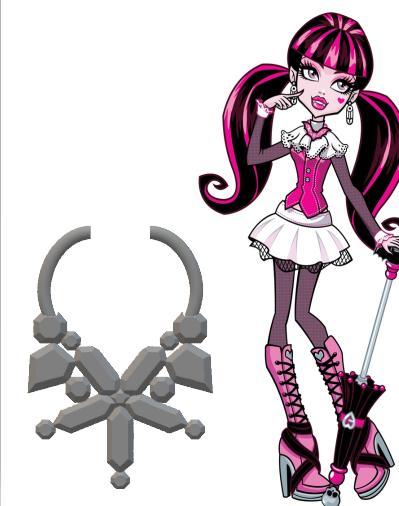 Draculaura necklace