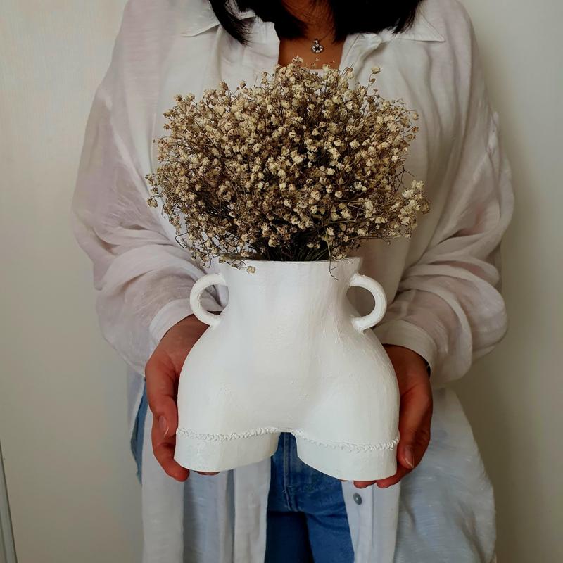 Bum Booty Butt Planter Pot