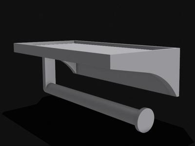 Towel Paper Roll Shelf