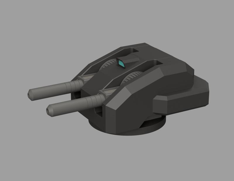 Addon: M66 Sentry Autocannon for UNSC Starships (Halo Fleet Battles Redux)
