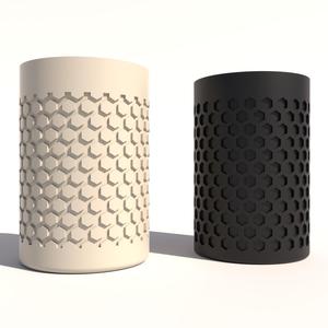 Two hexagon vases pack