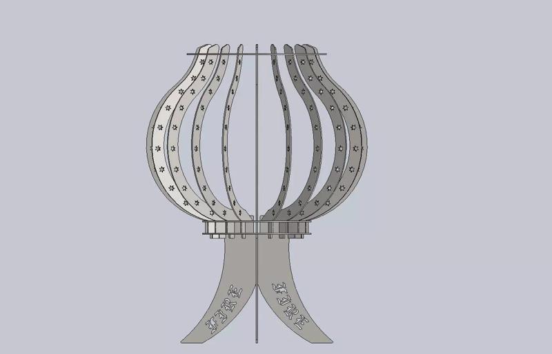 Modular Fire pit Design Dxf for Cnc Laser  and Step format 3d
