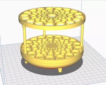 Pencil Box 3D Printer Digital Model Simple Desk Organizer STL