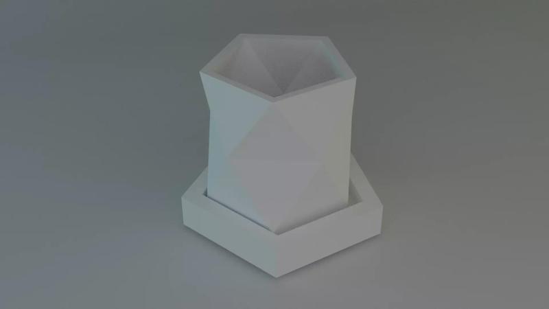 Ornamental flowerpot Low