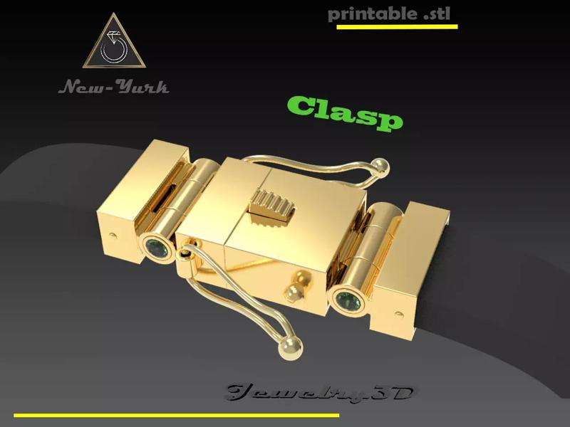 Printable clasp-box for bracelet  12mm STL