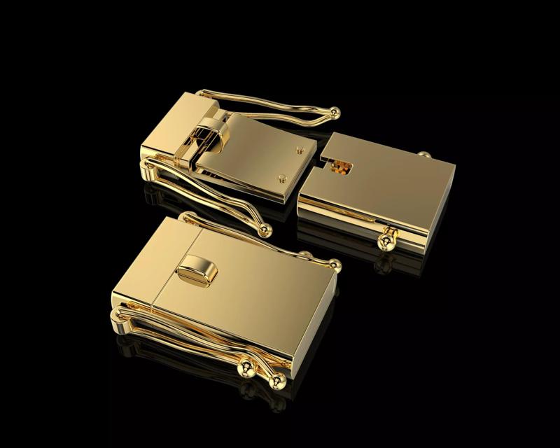 Jewelry CLASP for chain  or bracelet 12mm STL ready for Print