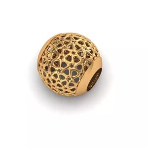 Jewelry gold plated ball bead