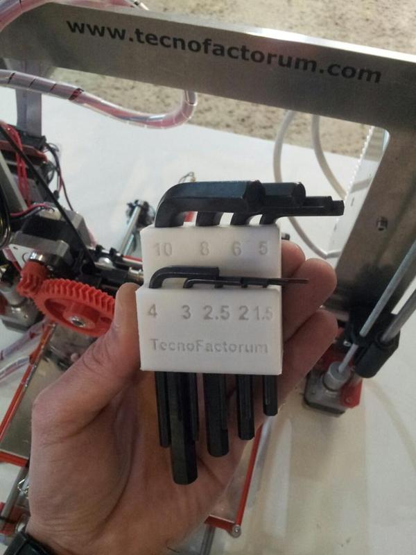 Soporte Allen métrico. Metric Allen Holder