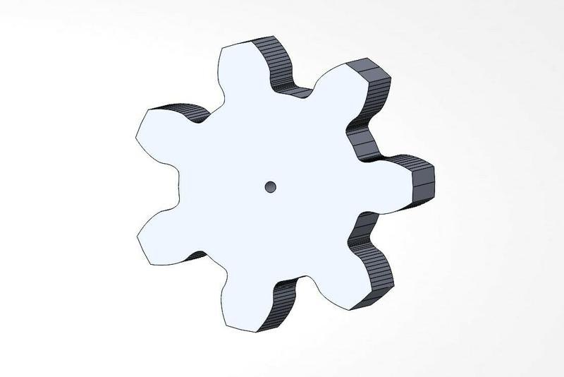 Sprocket 7 teeth x 8 thickness