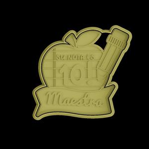 COOKIE CUTTER teacher apple