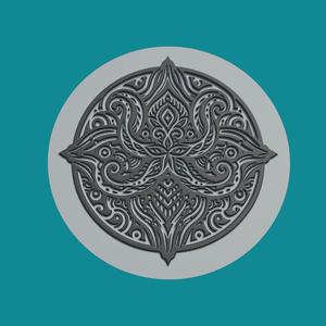 Sea Medallion Sea 3d Print Model