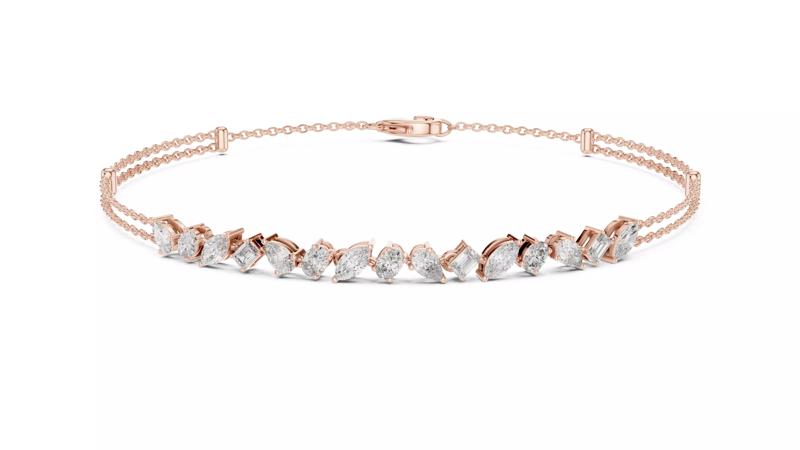 Tennis Bracelet 3dm stl renders Animation video details