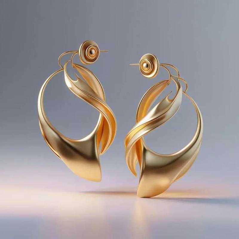 Luxe Flow  Flowing Luxury Earrings