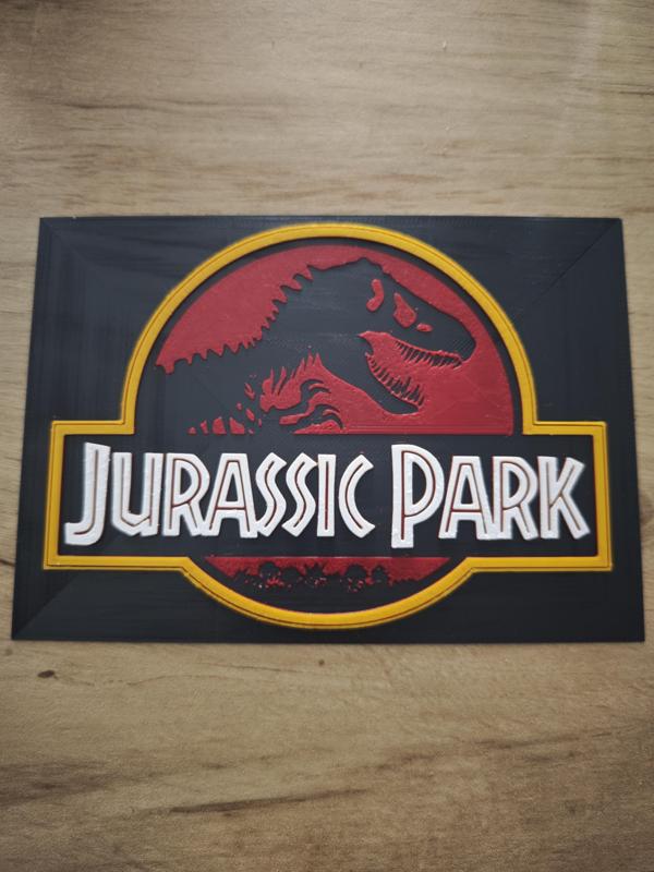 Tableau Jurassic Park - 200 x 141 mm - Free - Gratuit