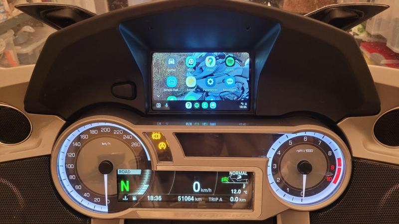 BMW K1600 GPS adapter CARPURIDE w502