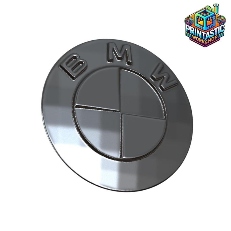 BMW Style Hood Emblem Cap – 3D Printable (OEM Size)