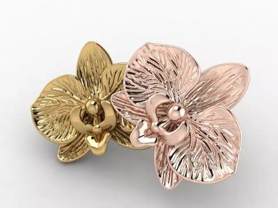 EARRING orchid