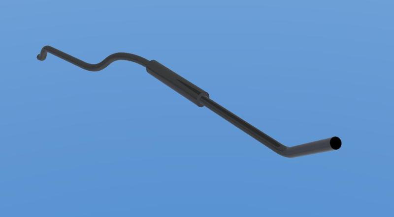 Exhaust Manifold  To Cat Angled Tailpipe Janspeed