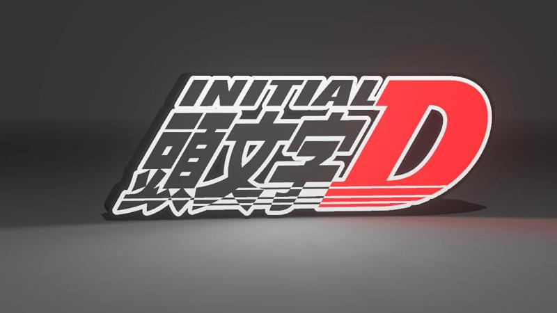 Lámpara Initial D Anime - Lightbox