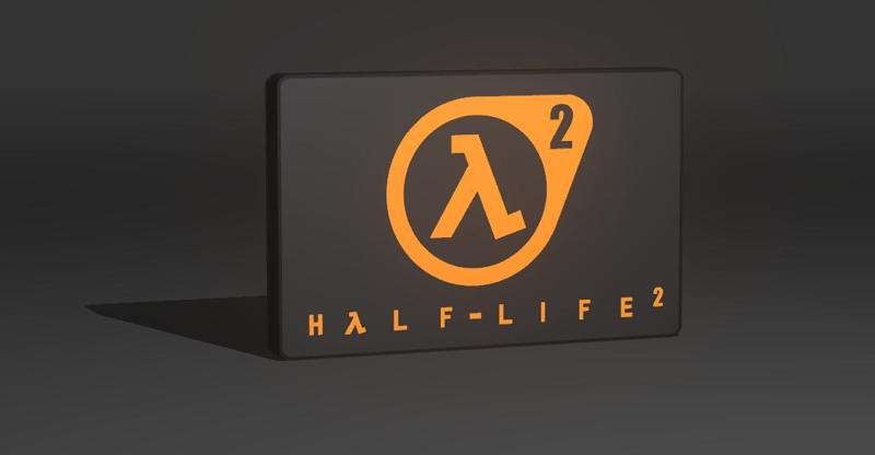 Lámpara Half Life 2 - Logo Lightbox
