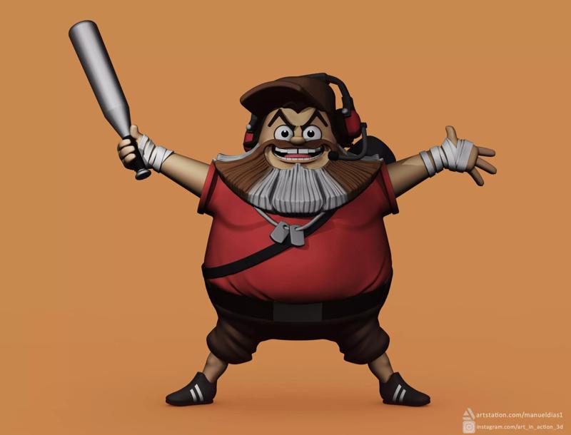 JACK BLACK AS SCOUT - Team Fortress