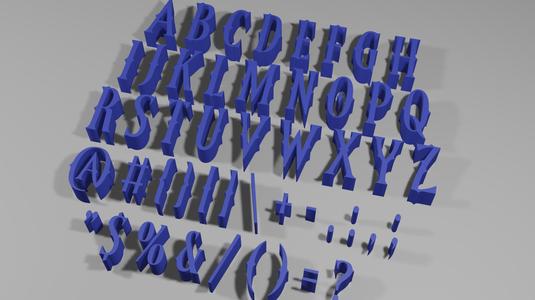 Wednesday alphabet printable for scrapbooking