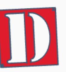 LETTER D STENCIL