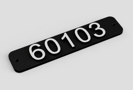 Plate BR 60103 - Flying Scotsman
