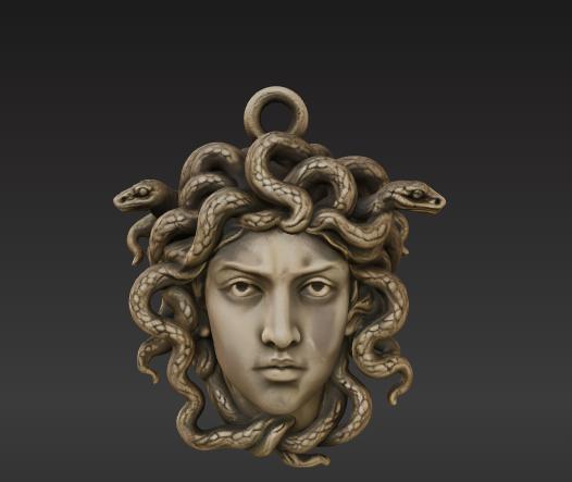Medusa Keychain