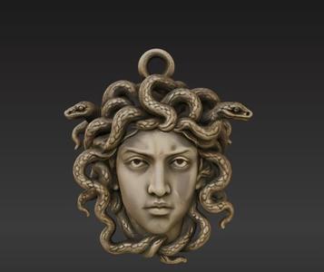 Medusa Keychain