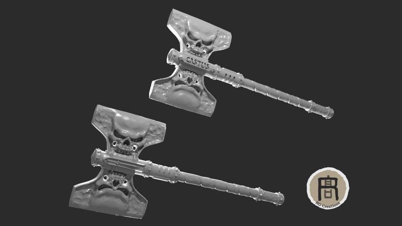 Gloomy Angels Hourglass Greataxe