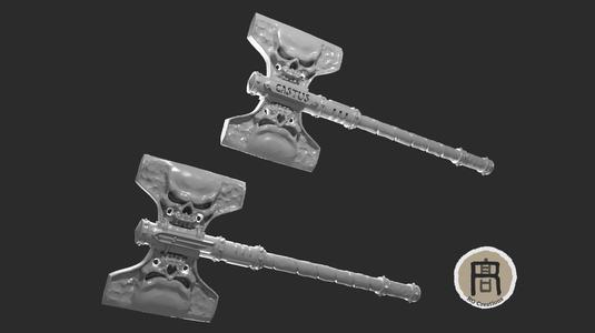 Gloomy Angels Hourglass Greataxe